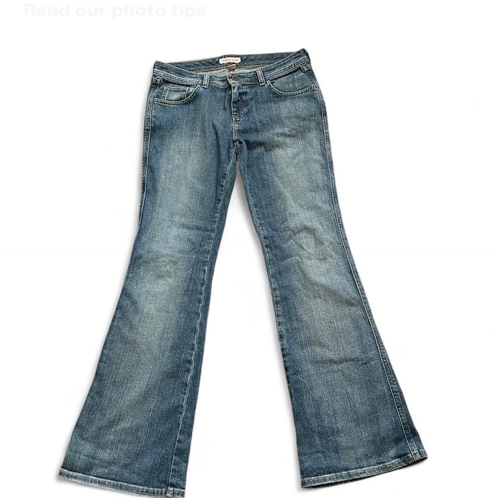 Tommy Hilfiger Mud Wash Low Rise Flare Jeans size 26